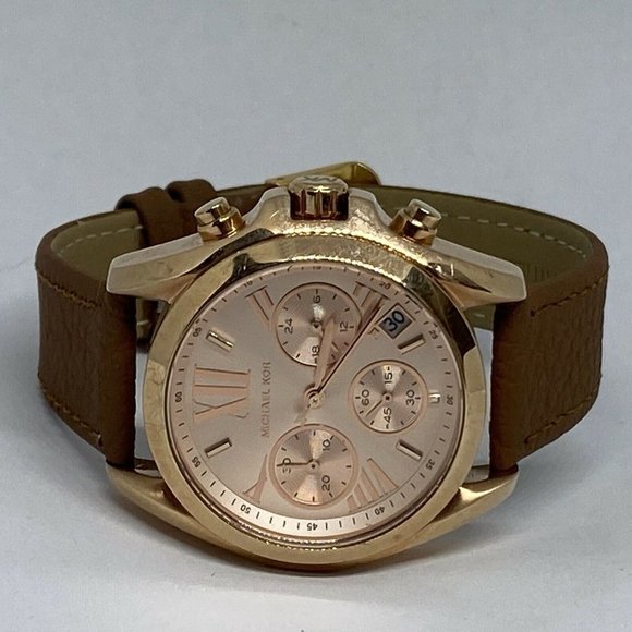 Michael Kors Bradshaw MK5799 Womens Brown Leather main image 9